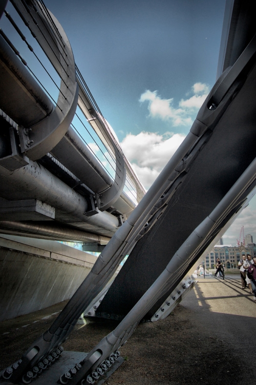 The Millennium Bridge, London -