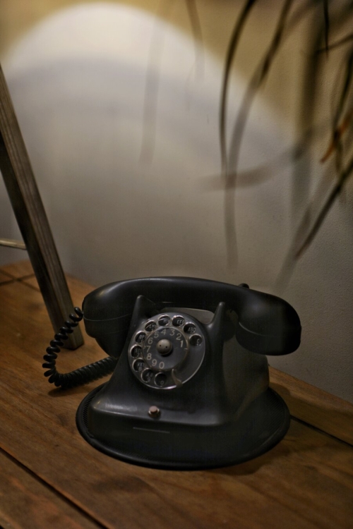 Old Bakelite telephone